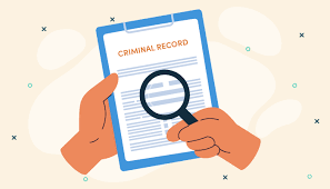 Criminal record verification